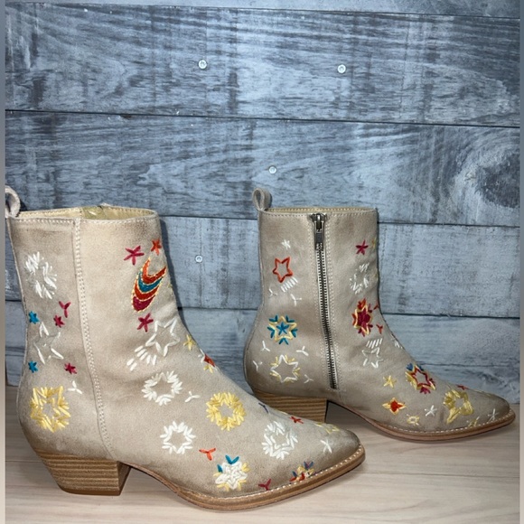 FREE PEOPLE NWOB WOMEN'S BOWERS EMBROIDERED WESTERN BOOTS - Picture 11 of 16